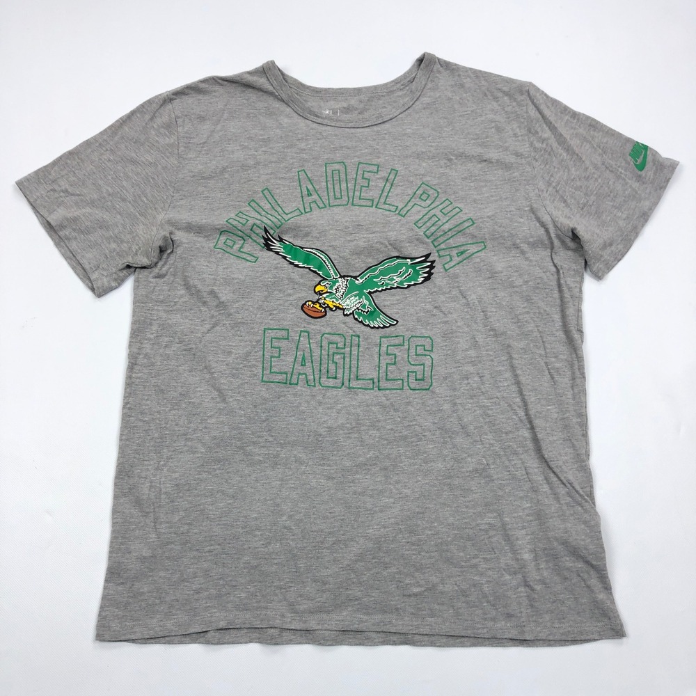 Nike NFL Philadelphia Eagles Heather Gray Tri-Blend Graphic T-Shirt XL